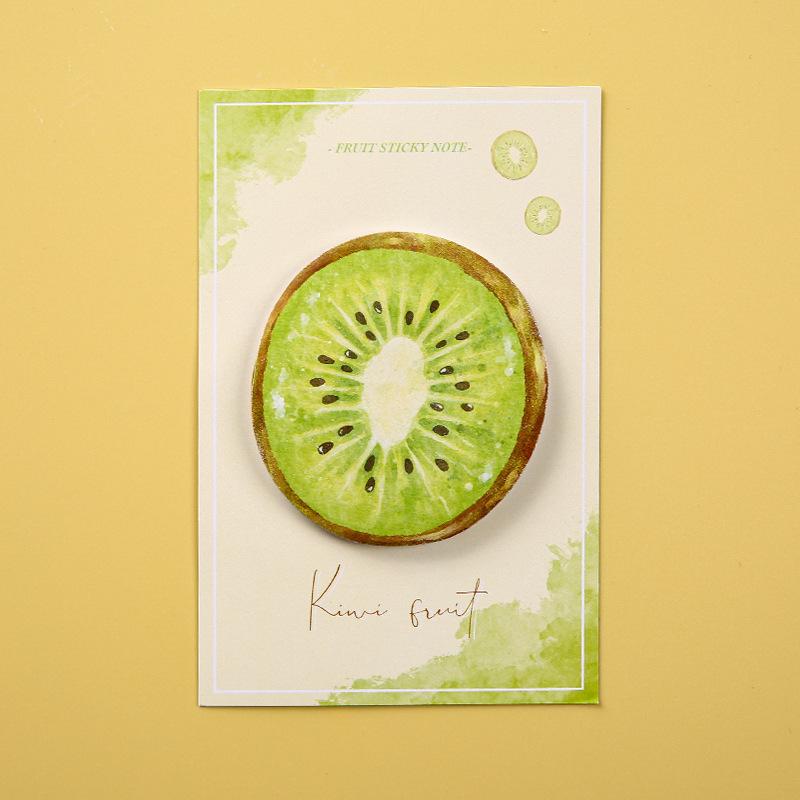 Cute Melon and Fruit Post-it Notes for Students, High-value Fruit Sticky Notes Can Be Torn, Leave a Message, Note Sheet N Times Sticker