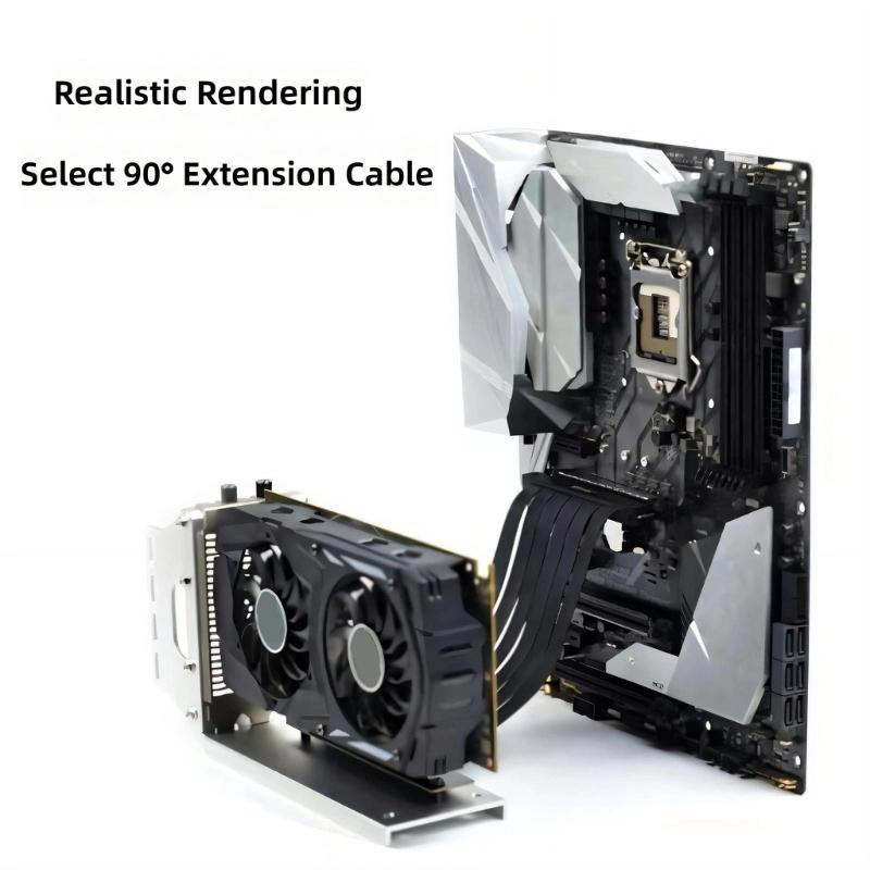 3 sloty PCIE 5.0 Držák grafické karty Vertikální držák GPU pro standardní PC skříň Rychlá montáž Stabilní kov