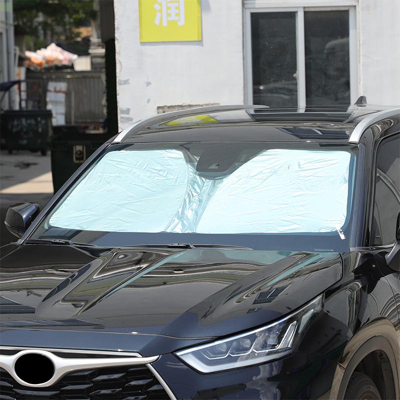 For Toyota Highlander 2022+ Car Styling Nano-Insulat Windshield Sunshade Front Window Sun Shade Visor Auto Accessories