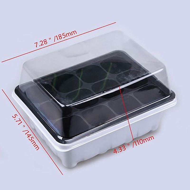 Plastic Flower Pots Plant Seedling Tray Succulent Flower Pot Garden Nursery Flower Pot Kit Insert Propagation Seeding Case
