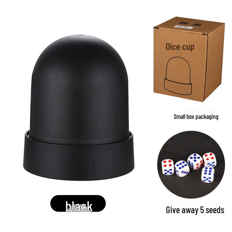 

Автоматический шейкер для игральных костей с подносом, тип нажатия, ударопрочный, красочный дизайн Includes 5 Dice