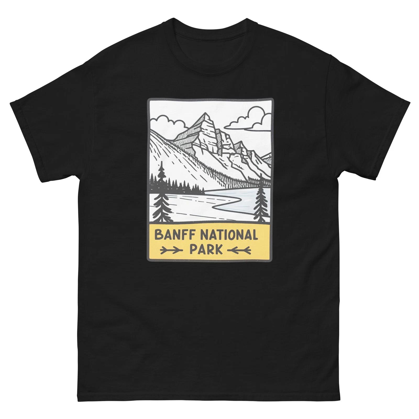 Banff National Park Attraction Landmark Travel T-Shirt L