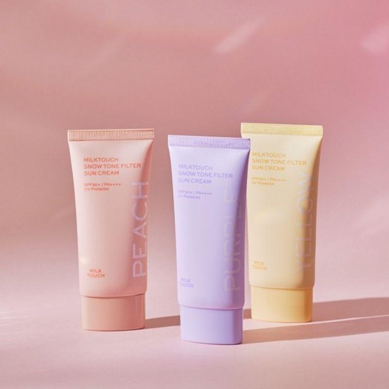 [Padefrei/Tonkorrektur] Schnee-Ton-Up Hautkorrektur Sonnenschutz 50ml 3 Farben (Wählen Sie 1)