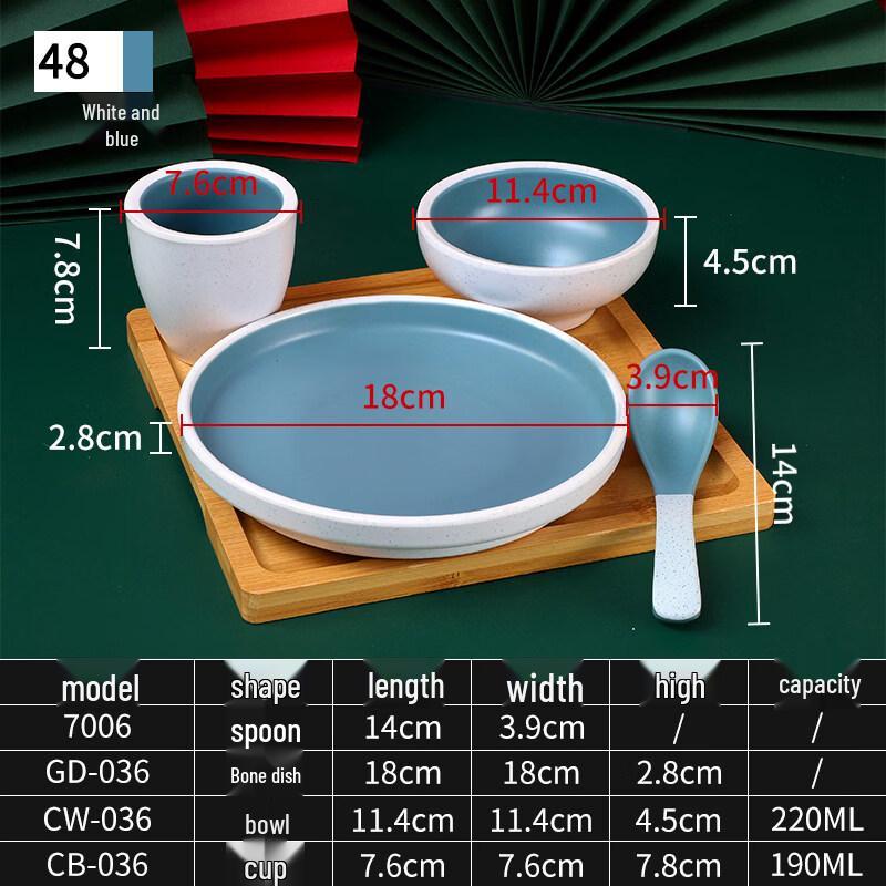 RuHan Commercial Melamine Tableware Set
