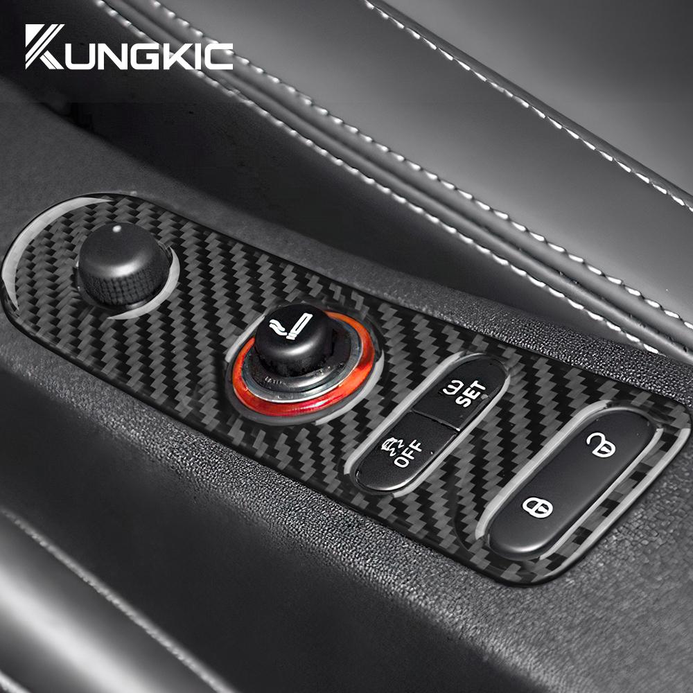 For Seat Leon MK2 1P 2005 2006 2007 2008 2009 2010 2011 2012 Car Gear Shift Panel Real Soft Carbon Fiber Sticker Accessories