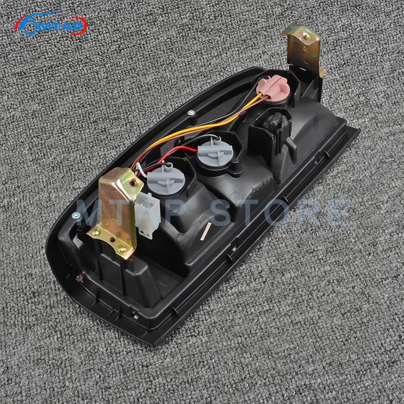 MTAP 2 Stück Rücklicht Bremslicht Rücklicht-Einheit Für Nissan NAVARA NP300 D22 1998-2004 Rückfahrlicht Rücklicht Mit Kabel Glühbirne