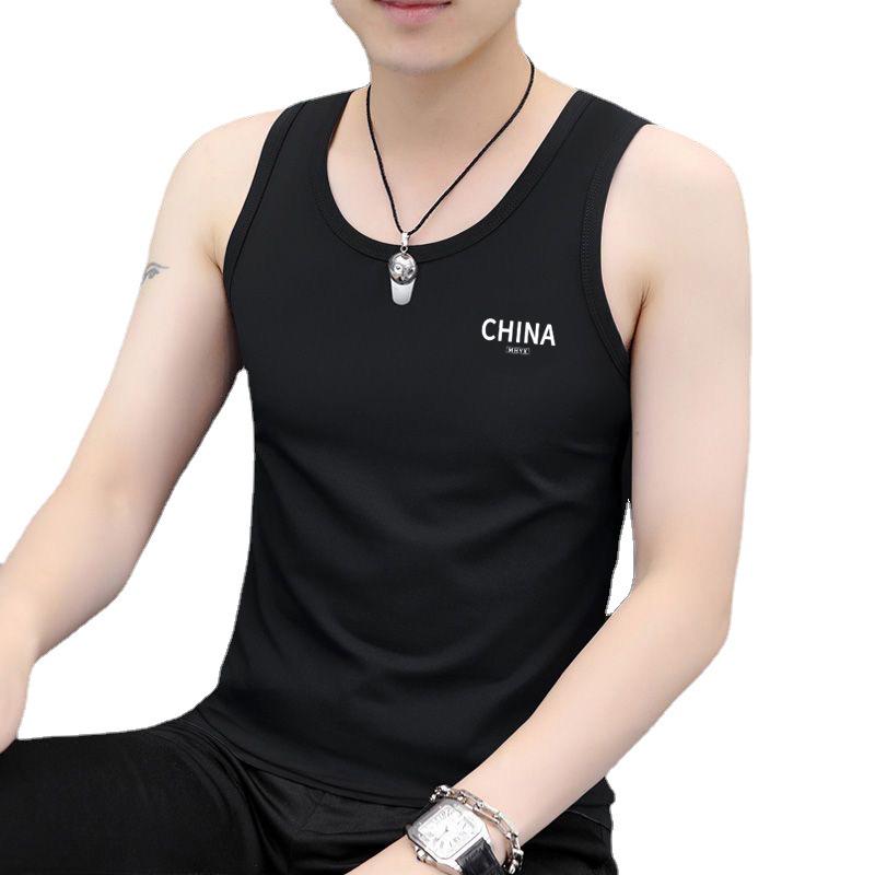 Men's Slim Fit Round Neck Fashion Vest - Trendy All-Match Pullover Sports Sweatshirt