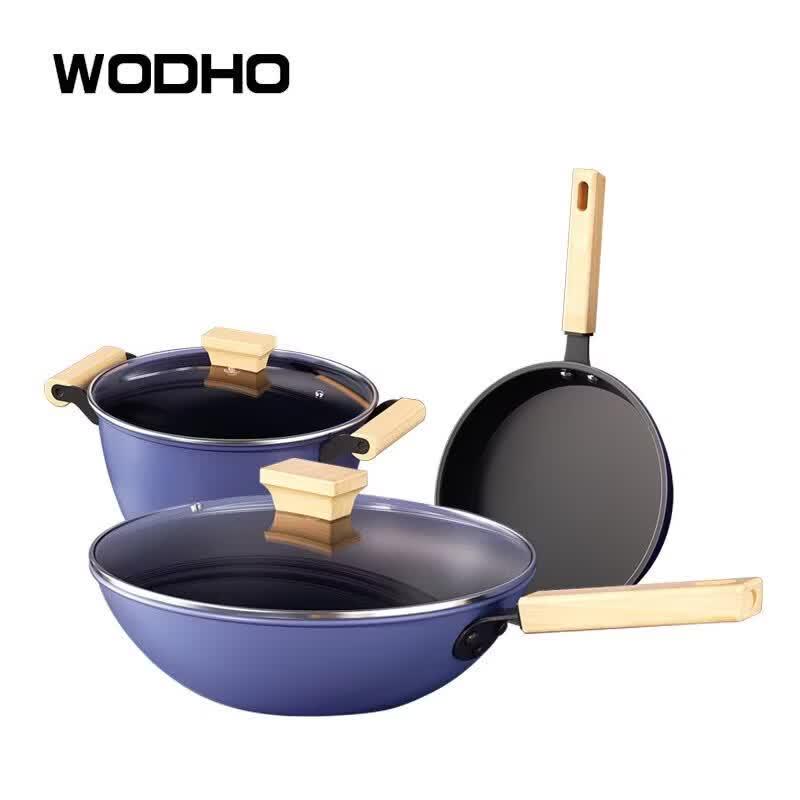 WODHO Titanium 3-Piece Cookware Set