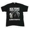 Vintage Neil Young Band T-Shirt Large Tour Concert Bob Dylan Bruce Springsteen