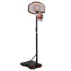 Basketballkorb Ständer Schwarz 216 250 cm Polyethylen