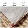 Kitchen Floor Mat Non-Slip Oil-Proof Washable Rug Home Stain-Resistant Corner Retro Style