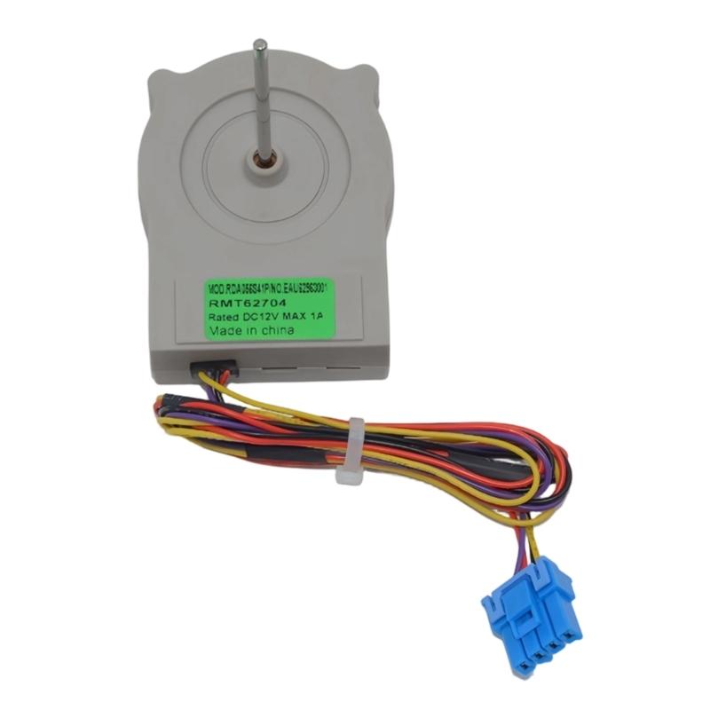 Мощный 12-вольтовый 4-контактный мотор вентилятора испарителя, теплоотвод, сменная деталь для аксессуаров холодильника EAU62963001 1