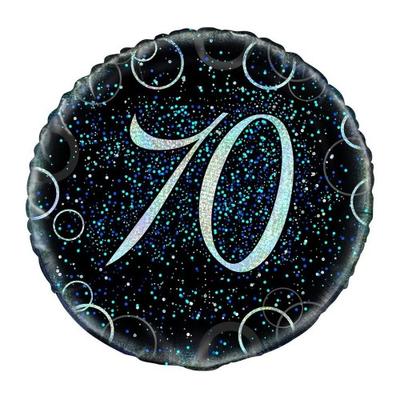 Unique Party Balon Folie Glitter 70 ani