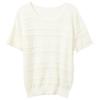 Women's Lyocell Blend Textured Knit Short Sleeve Top