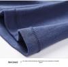 Conjunto de Ropa Interior Térmica para Hombre Color Frijol Rojo - Top de Cuello Semi Alto y Pantalones, Algodón, Ligero, Cuello Redondo
