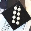 Best Selling Wild Fashion Simple Pearl Bean Earrings Women Girls Earrings Jewelry Crystal Earrings Brincos