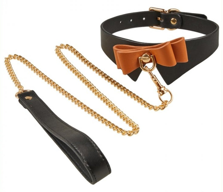 Butler Black and Brown Collar and Leash - Generic - 2015 Sales