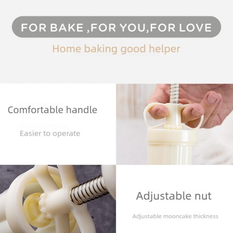 Jades Cabbage Pastries Molds Hand Pressed Mooncakes Maker Bean Pastes Cake Mould Dessert Bakewares for Cooking Lover