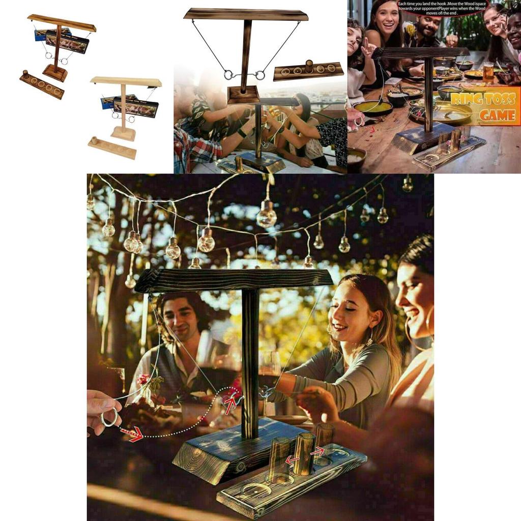 Handcrafted Wooden Hook And Loop Toy Elevate Your Party Game