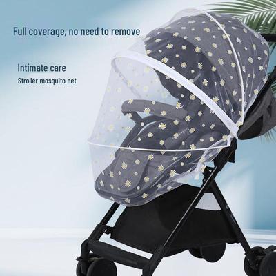 Universal Baby Stroller Mosquito Net Cover with Zipper