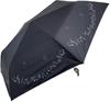 Rose Industry Folding Bird UV Grade 1 Light Heat Fiberglass 61551201 All-Weather Umbrella, 55cm, Mini, Pattern, Black, 100% Protection, Blocking,