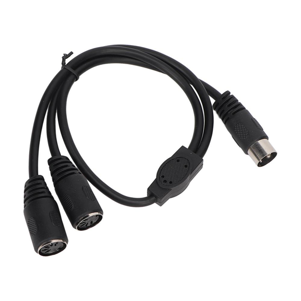 High Accuracy MIDI Sync Breakout Cable 1.6ft Y Splitter Cable Music Production Setup