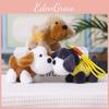Creative Puppy Plush Keychain With Polyester Fiber Fill For Kids And Adults