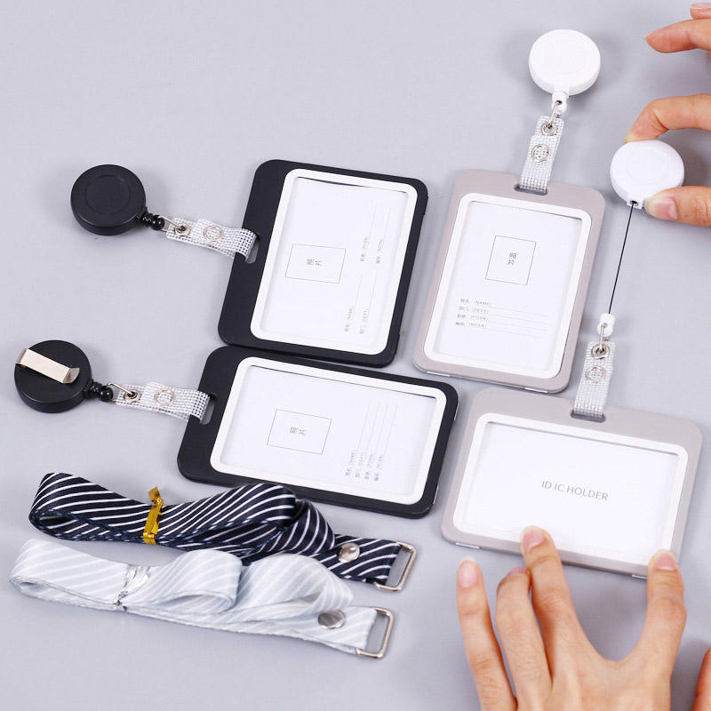 Employee Plastic Credit Card ID Cover Case Work Identity Badge Bag Women Men Holders2025 NEW2025 NEW