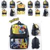 Pokmon Kids School Backpack With Oxford Fabric For Elementary Students