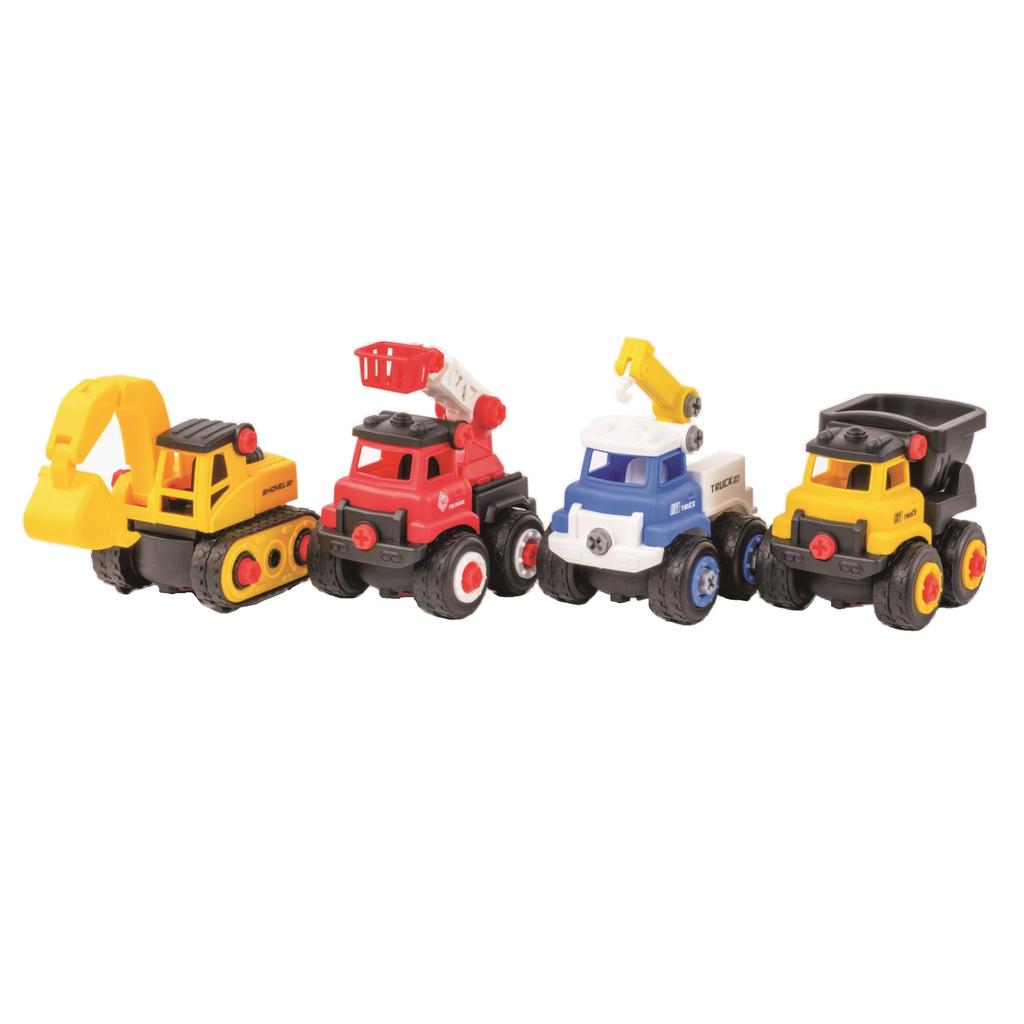 Jozen First Assembly Series Working Vehicles Large Collection Set JYCC008-BYRY