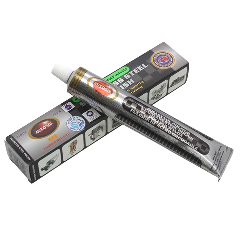 50/100g lac de metal pentru crom, cupru, alamă, aluminiu și mai multă pastă de lustruit, curățați suprafețele metalice de rugină pete de grăsime.