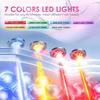 Red-Light-Therapy-for-Face, 7-1 Colors Led Face Mask Light Therapy, Facial Skin Care Mask (White)