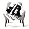Music Theme Home Customize Your Name Blankets Comfortable Soft Lightweight Allseason Multipurpose Blanket For Picnics Sofas Offices Beds Living Rooms