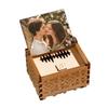 Engraved Wooden Music Box - Eight-Tone Mother's Day & Birthday Gift with Custom Photo