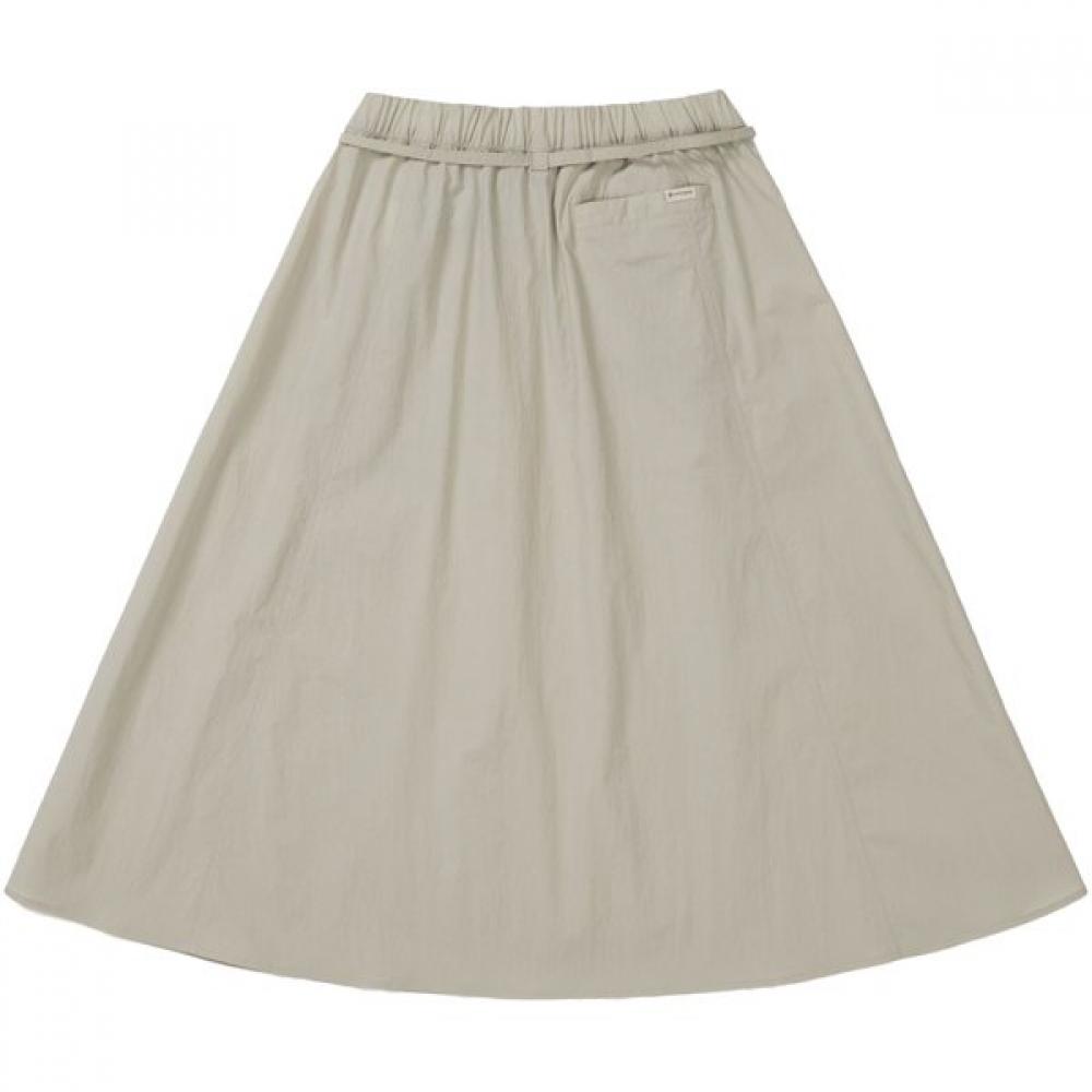 Snowpeak FLared Long Skirt Light Beige L Size Gs S26mwrsk61