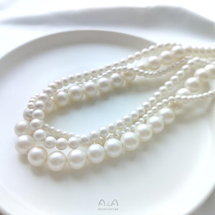 Austrian Imitation Pearl Matte Beads - DIY Jewelry Accessories for Bracelets & Necklaces