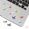 500Pcs/Roll Cartoon Airplanes Kids Rewards Stickers - DIY Scrapbooks Album Decor Sealing Label Decals