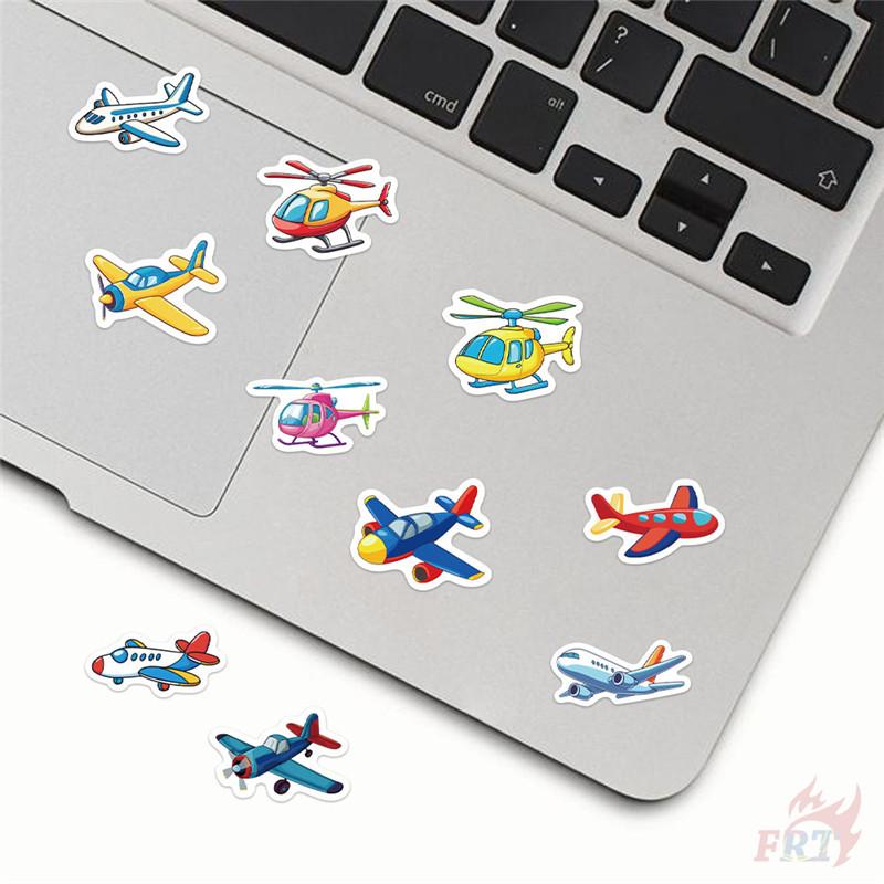 500Pcs/Roll Cartoon Airplanes Kids Rewards Stickers - DIY Scrapbooks Album Decor Sealing Label Decals