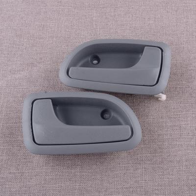 New 8261007010 8261007020 1 Pair Car Interior Left Right Door Handle Fit For Kia Picanto Morning 2008 2009 2010 Grey Plastic