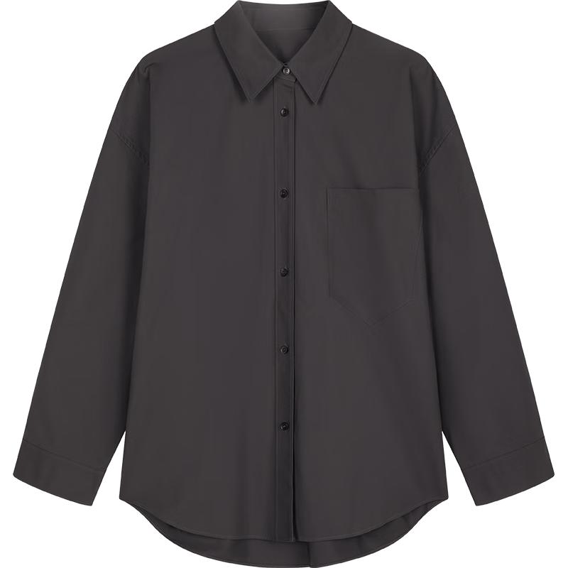 

Куртка JNBY 2025 Весна Свободного Кроя с Длинным Рукавом XS