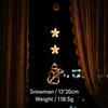 Elk/Snowflake/Bell/Snowman Christmas Hanging Light Christmas Window Lights  Christmas Decoration