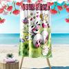 Custom Name Diddl Print Beach Towel, Large Soft Quick Dry Towel for Beach Camping Swimming_xia