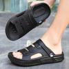 Fashion Sabot Outdoor Slides Plastic High Quality Fashion Y2k Men's Shoe Mascullino Rubber 2025 Style Casual Trend Fun Pvc Male Slipper