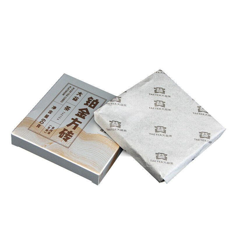 Pu'er Tea Cubes Platinum * 2019 Menghai Dayi Brick Raw Shen Puer Pu-erh Tea 240g