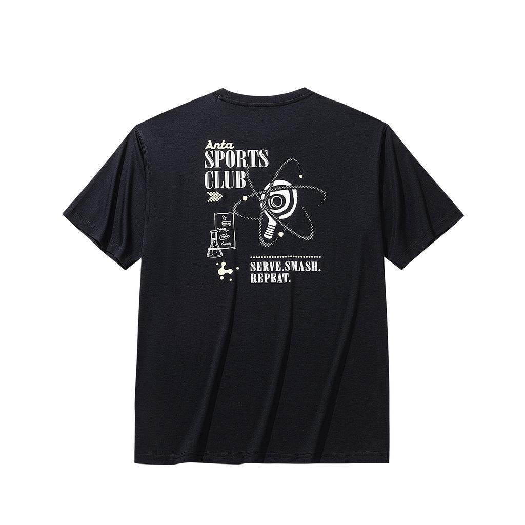 Anta Breathable Quick-Dry Thin Sports Casual Short Sleeve T-Shirt Men Tops 152638121-3