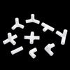 4 Stück 12mm Innendurchmesser PVC-Verbinder 60 90 120 135 Grad T-Stück Verbinder Garten Gerader Winkel Kreuzstück T-Stück Typ Verbinder