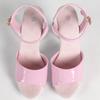 Women 12CM Transparent Block Heel Sandals Crystal Non Slip Platform Euro Sexy Car Model Runway Summer Footwear LFD-198711-Q1