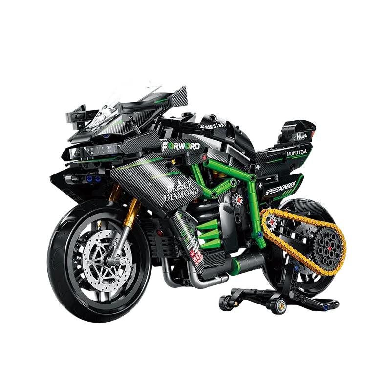 Adult Classic 1:8 Motorbike High-Tech Model Building Blocks Set Unique Motorcycle Bricks Toy Gift for Vehicle Enthusiasts