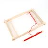 Wooden Multi-Craft Weaving Loom Set Warp ?Frame ?Loom Heddle Bar For Weave Board Weaver Tapestry Kids Beginner