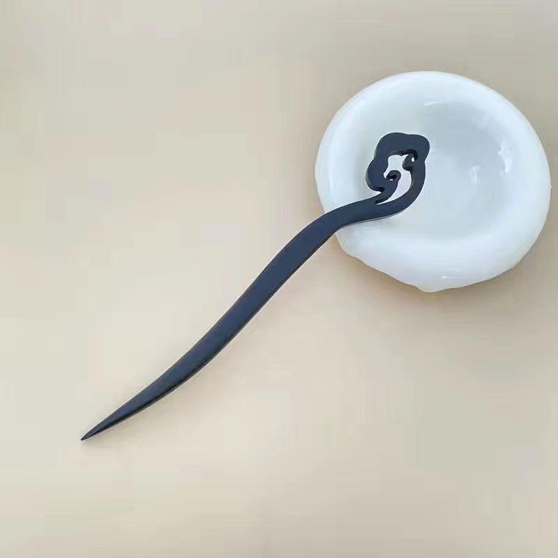 Antique-Style Wooden Hairpins: Chinese Qipao & Hanfu Headdress Accessories, Handmade for Hair Styling